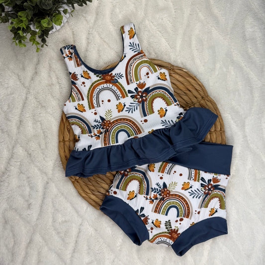 Boho Paisley set, 12-18 month
