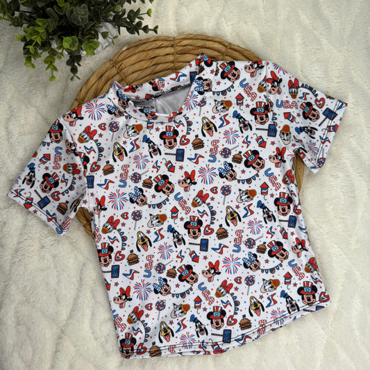 USA Mouse Carter Tee (select sizes)