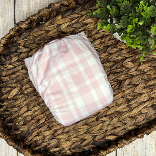 Pink and White Gingham, pocket