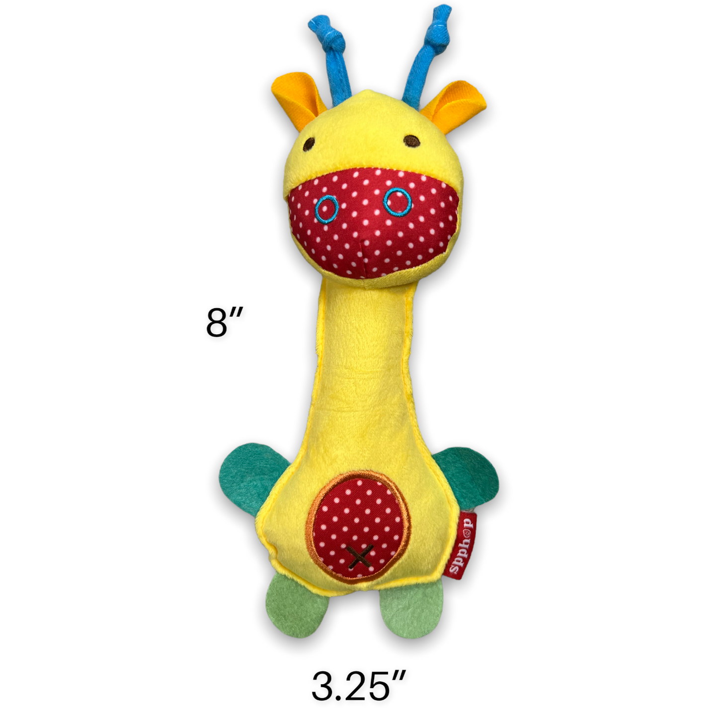 Baby squeak and rattle toy (Giraffe)