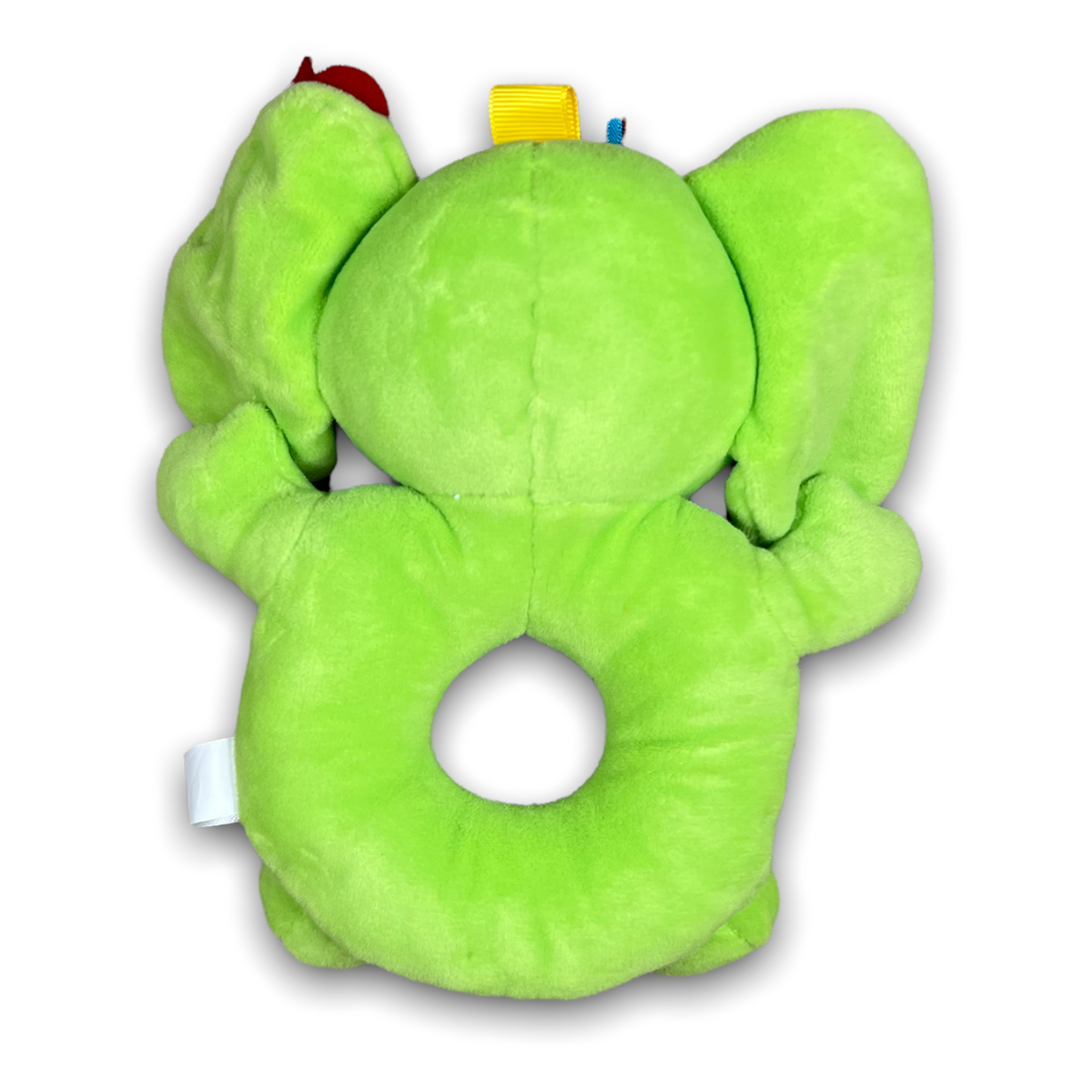 My first rattle (green elephant)