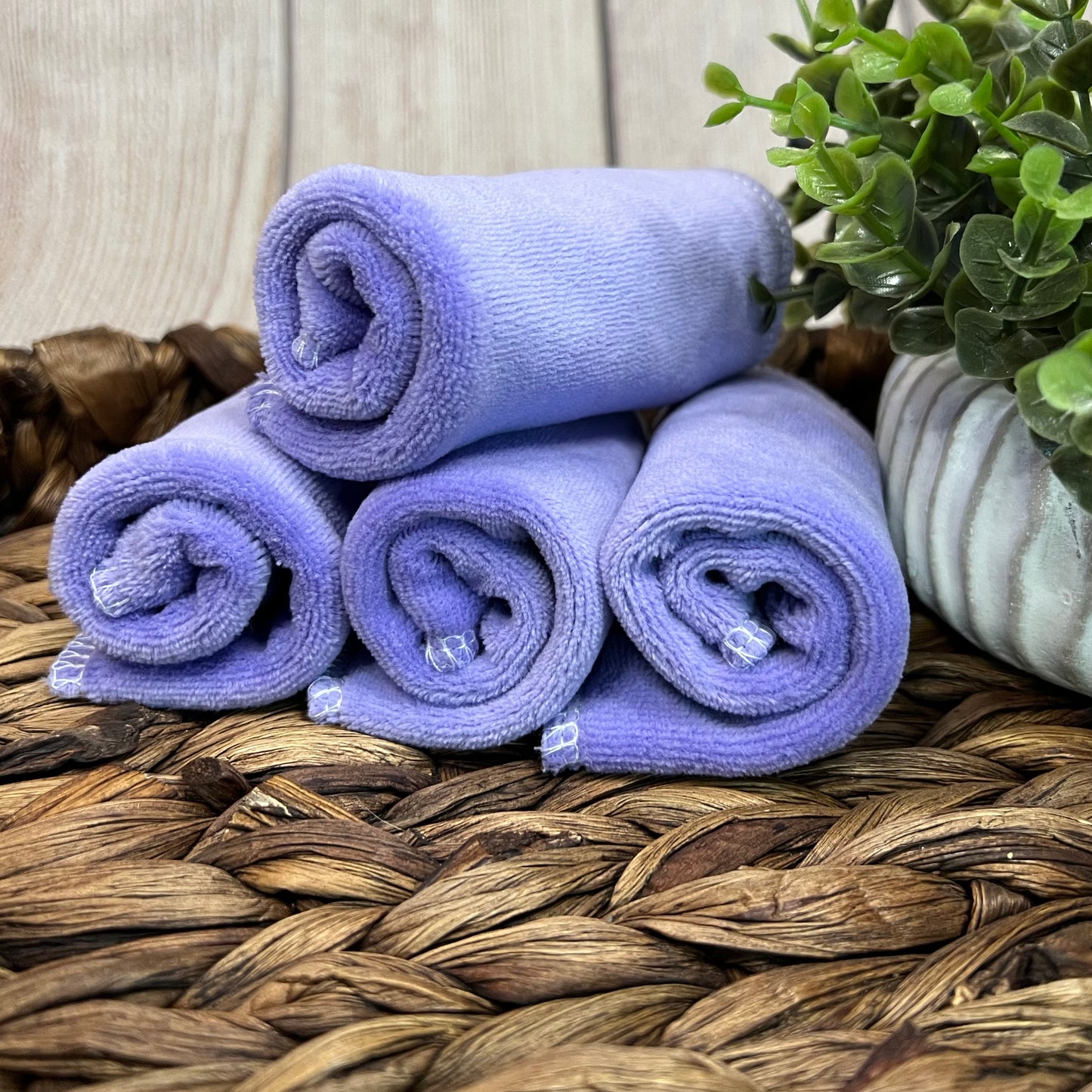 Lavender Cotton Velour wipes