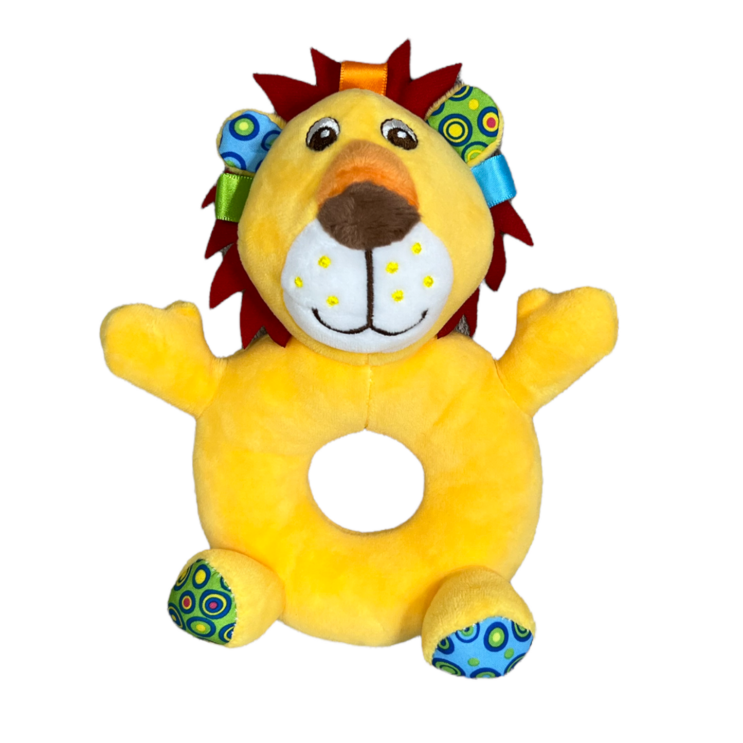 My first rattle (yellow lion)