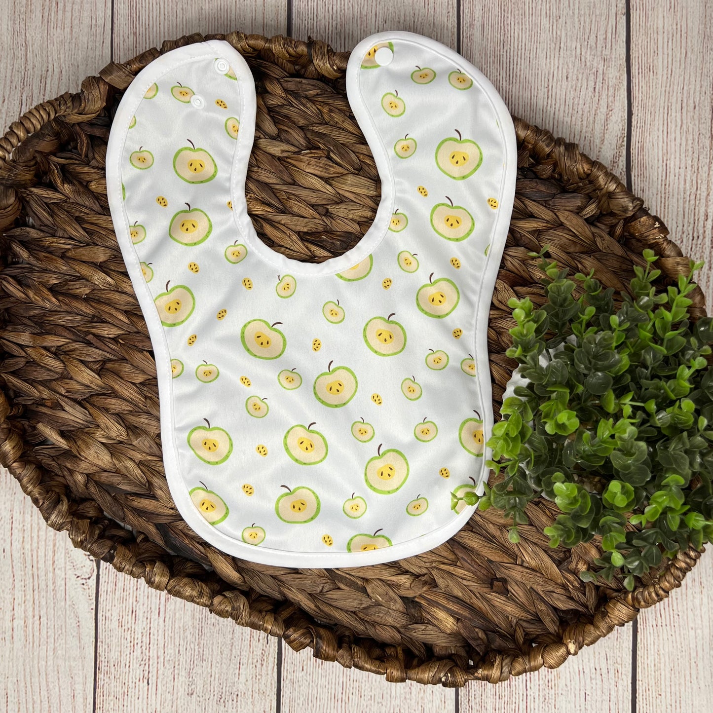 PUL Bib, Apple bottom