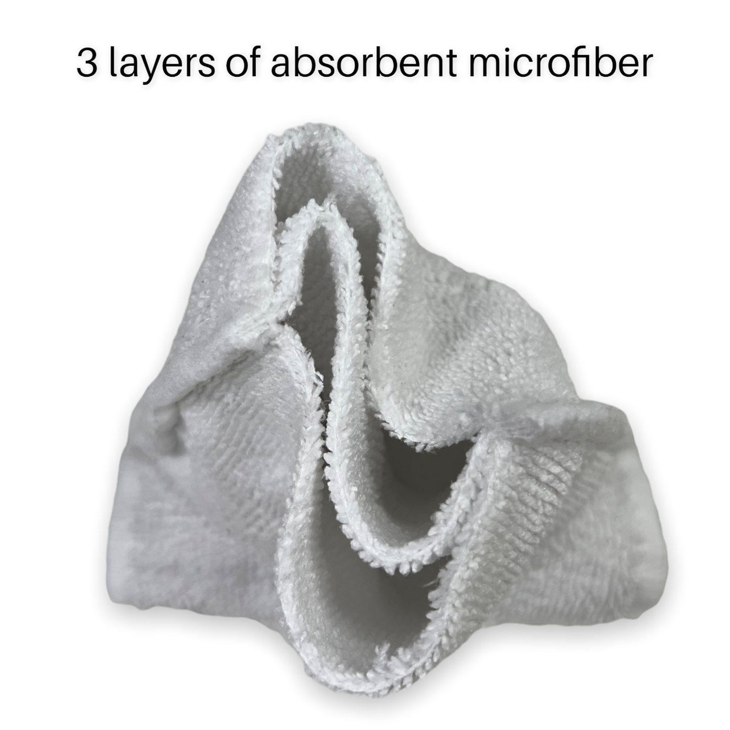 3 layer Microfiber diaper insert