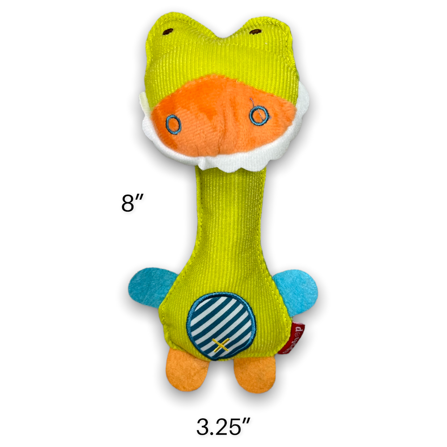 Baby squeak and rattle toy (Crocodile)