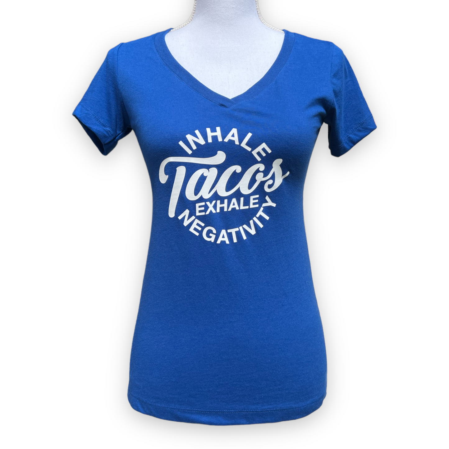 Women's tee, (Inhale Tacos)