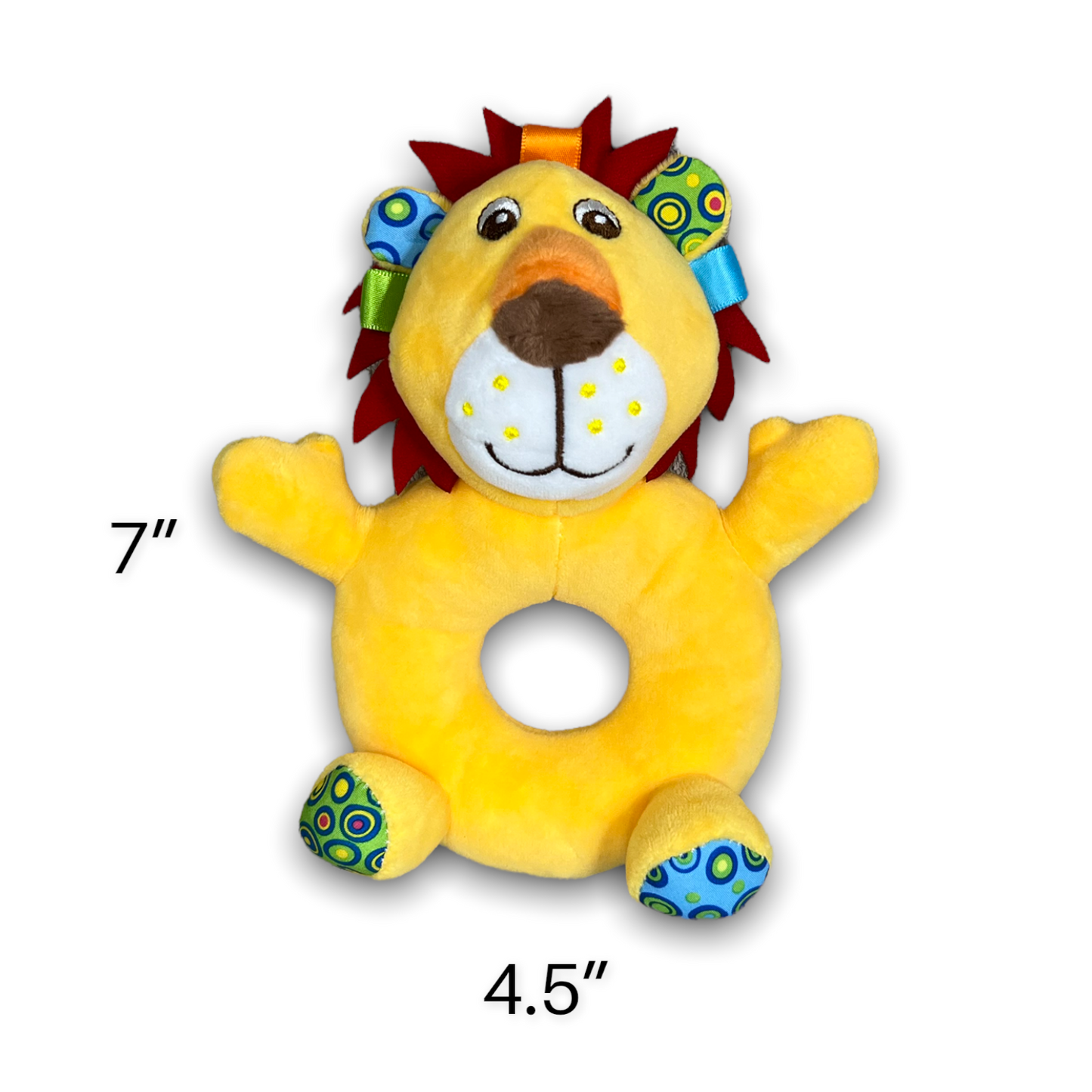 My first rattle (yellow lion)