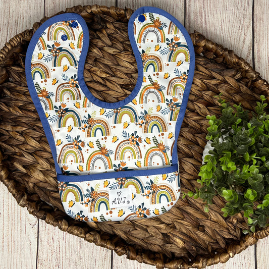 PUL Bib, Boho butterfly